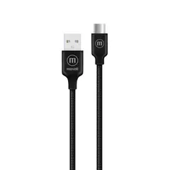 MAXELL - Cable Trenzado Usb A Usb-c 2 Metros Carga Rápida Negro