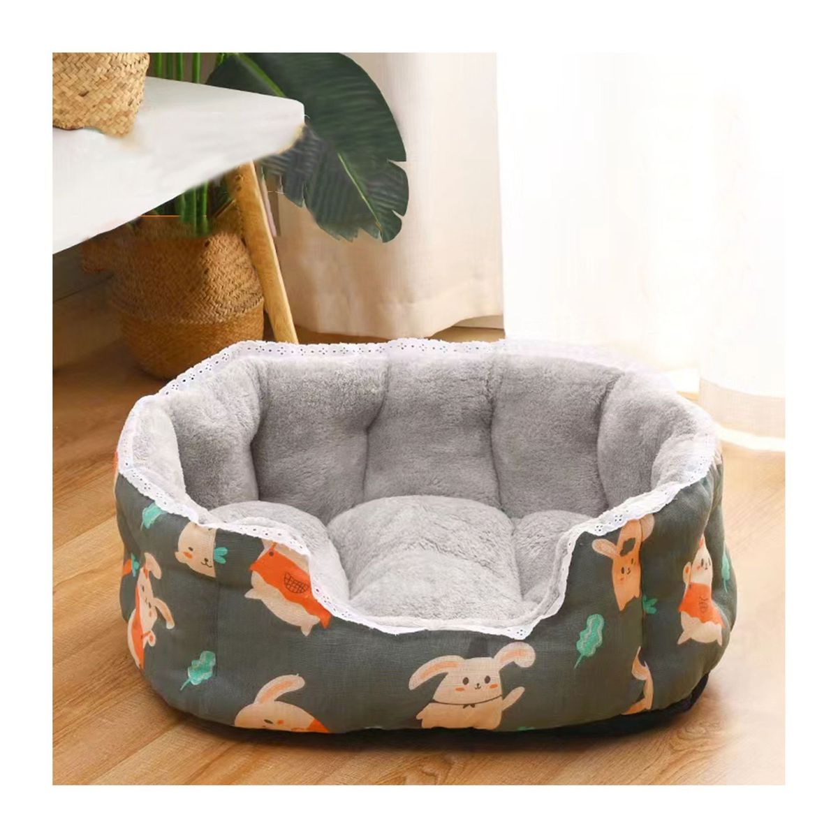 BABYLUNA - Cama Antiestrés Ultra Suave para Mascotas Perros Gatos 65cm