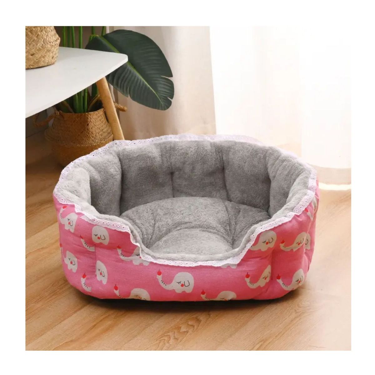 BABYLUNA - Cama Antiestrés Ultra Suave para Mascotas Perros Gatos 65cm