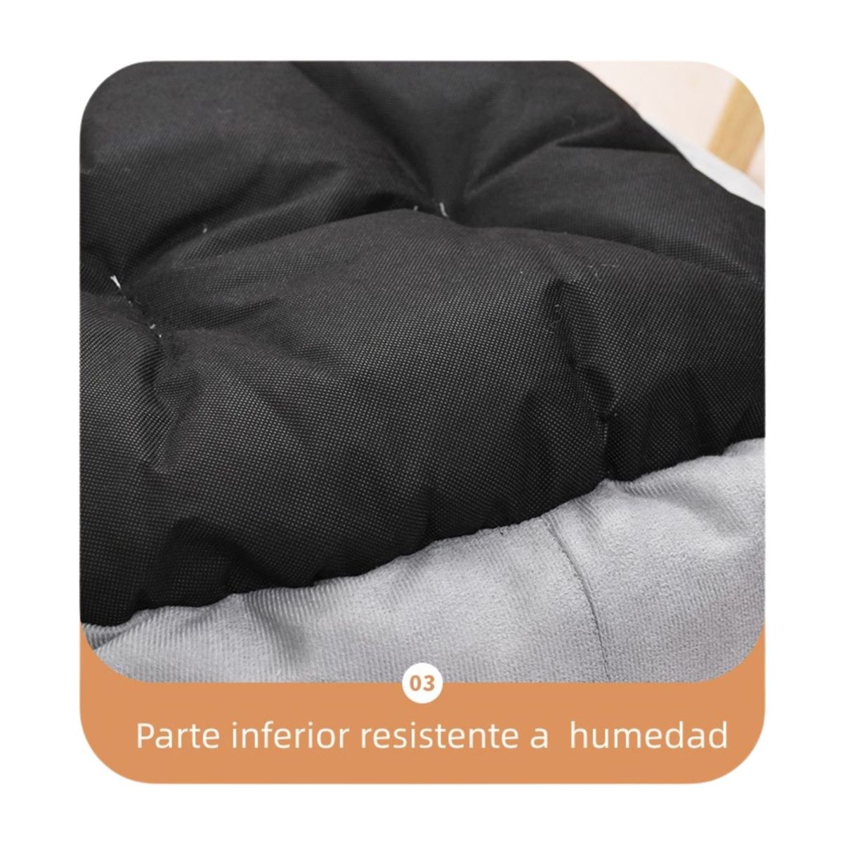 BABYLUNA - Cama Antiestrés Ultra Suave Premium para Perros Gatos 100CM