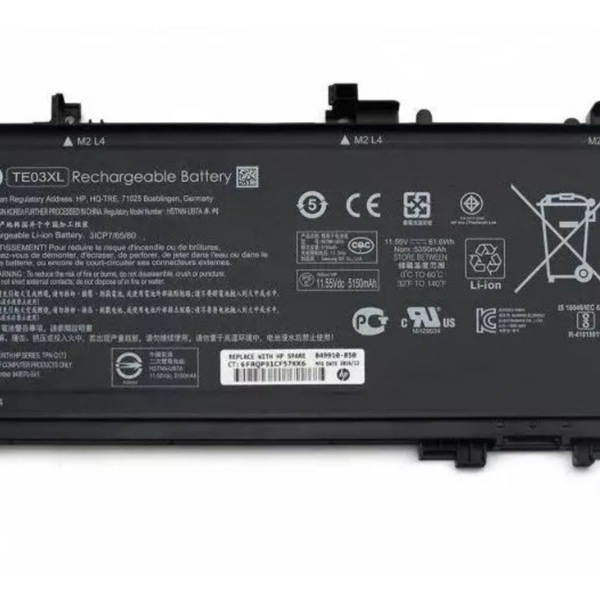 HP - Batería Hp Original Para Pavilion 15-bc000 Series 905277-555