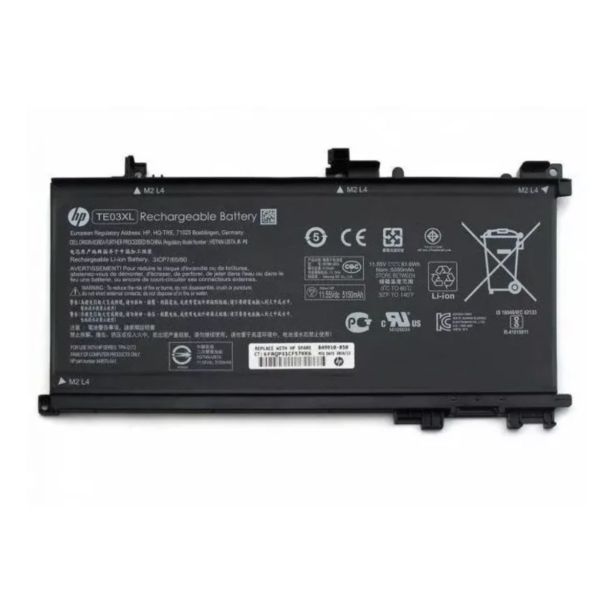 HP - Batería Hp Original Para Pavilion 15-bc000 Series 905277-555