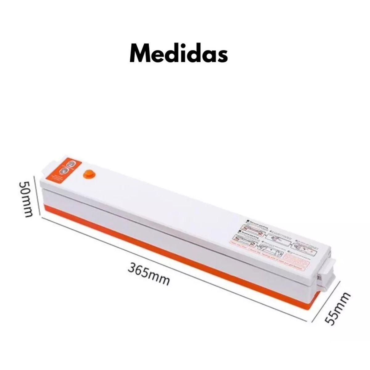 GENERICO - Maquina Selladora Al Vacío Empacadora Alimentos + Bolsas