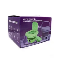 GENERICO - Mini Lavadora Portátil Plegable 2En1 Centrifugado CF