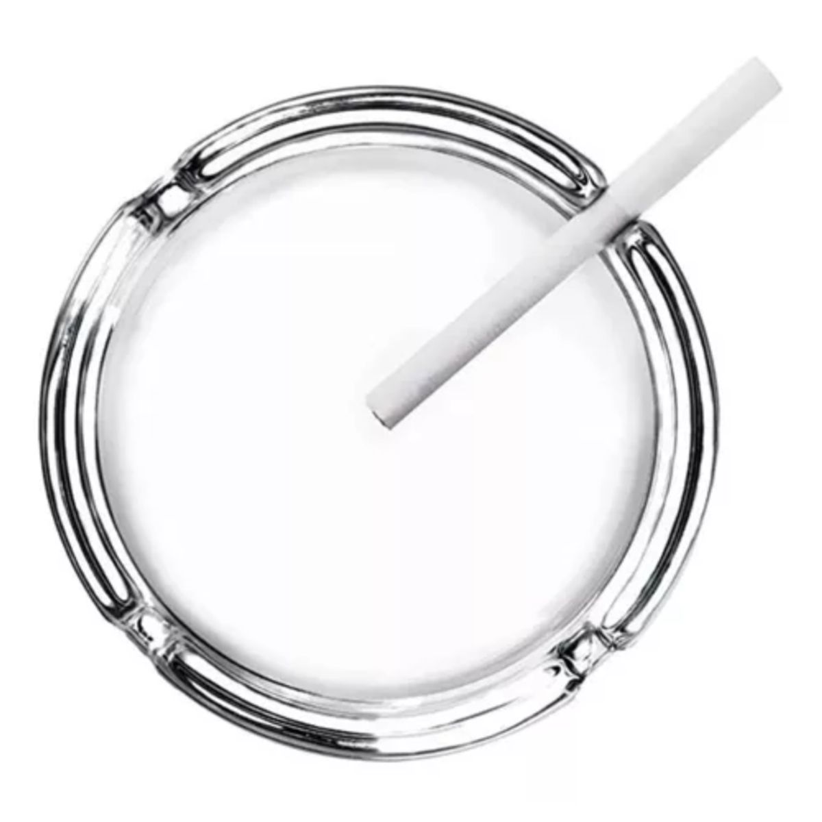 GENERICO - Cenicero Vidrio  Terraza Bar Oficina Hogar LISO