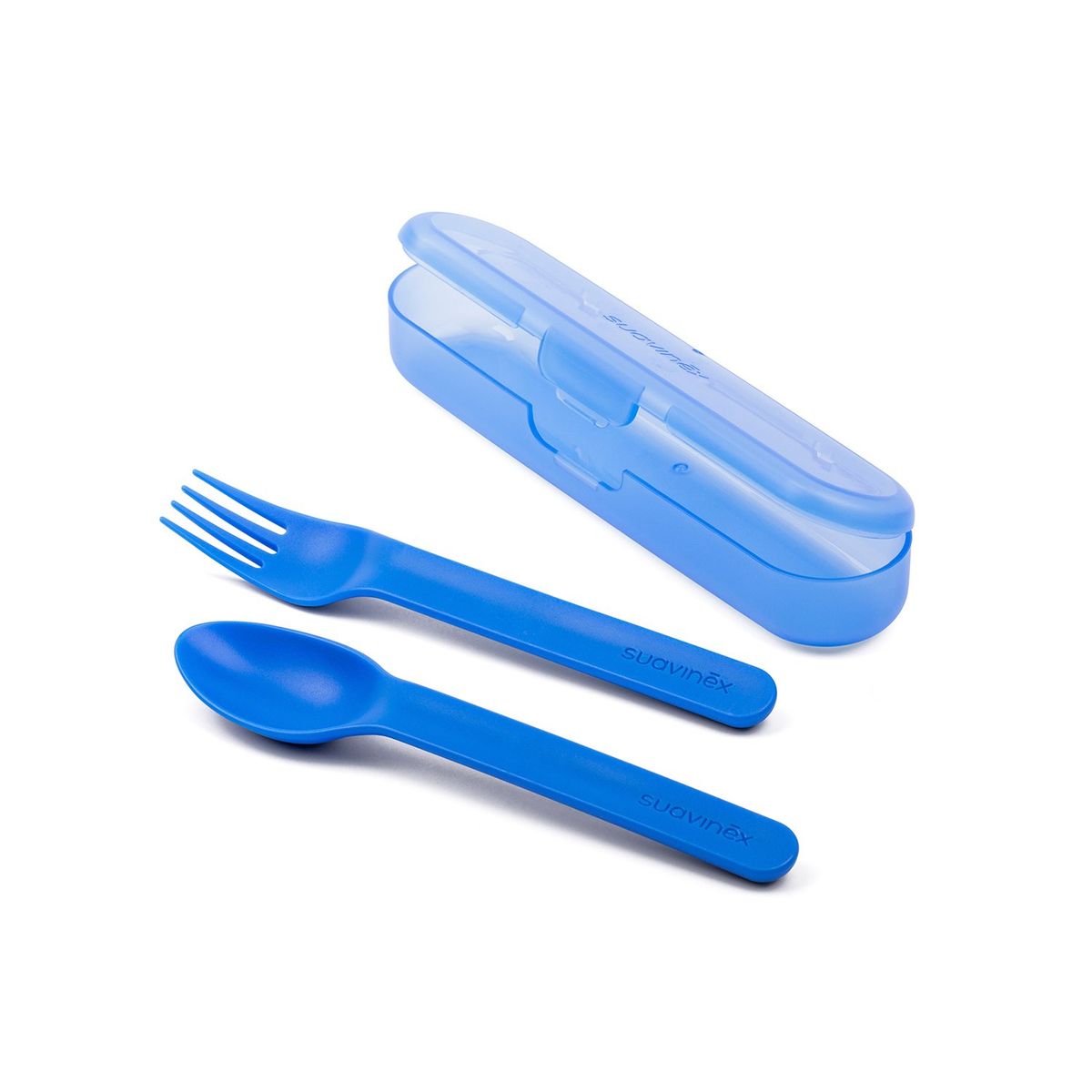 SUAVINEX - SET DE CUBIERTOS AZUL + ESTUCHE