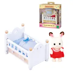 SYLVANIAN FAMILIES - SET DE CUNA CREMA CONEJO CHOCOLATE