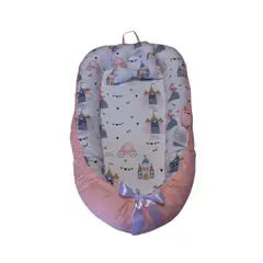 BABYLUNA - Cama Cojín Nido Colecho Con Almohada De Algodón Reforzada D9