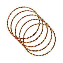 GENERICO - Ula Ula Aro Artístico Pack X 5 Unidades Medidas 45cm