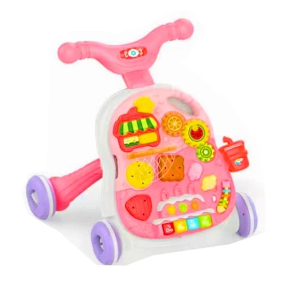 KIDSCOOL - Caminador Multifuncional 4 En 1 Rosado
