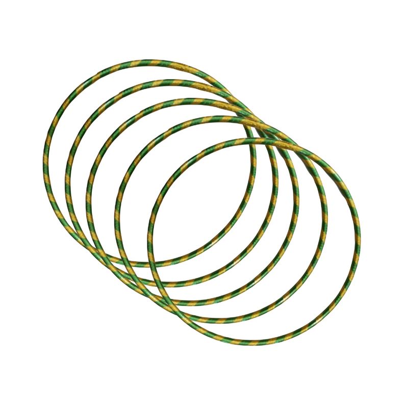 GENERICO - Ula Ula Aro Artístico Pack X 5 Unidades Medidas 55cm