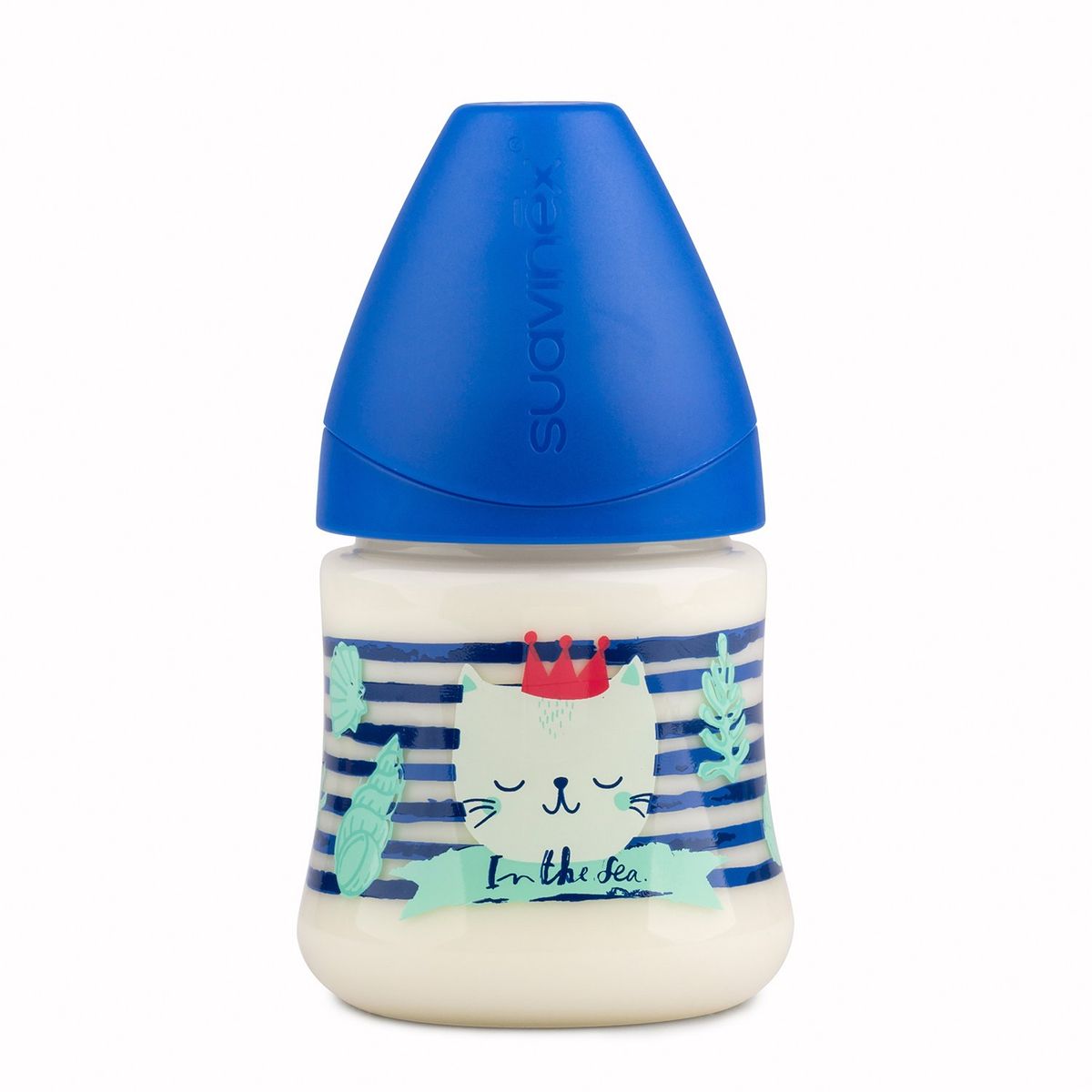 SUAVINEX - MAMADERA 150ML ANATÓMICA SILICONA SEA AZUL