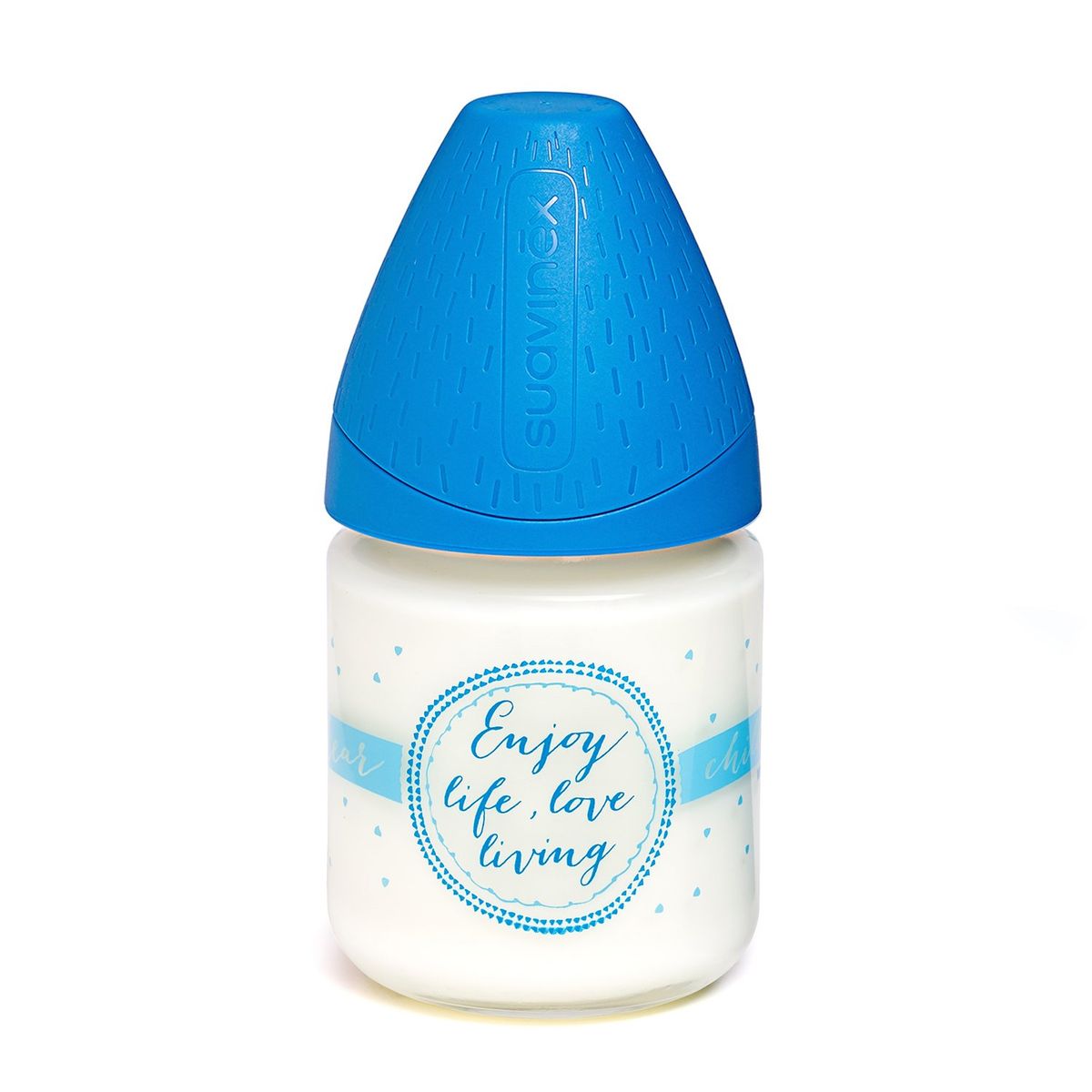 SUAVINEX - MAMADERA VIDRIO 120ML SILICONA ENJOY