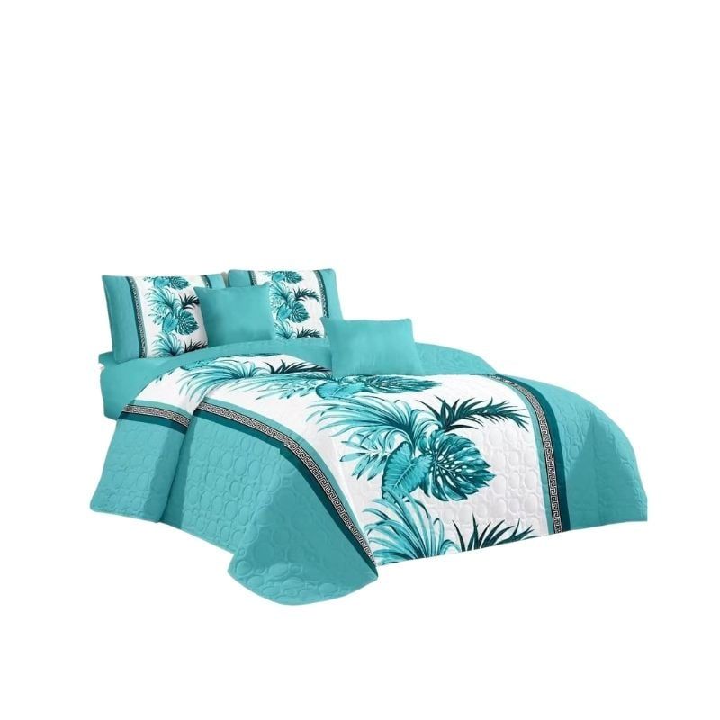 GENERICO - Cubrecama Quilt De Verano 2 Plazas Diseños Estampados Floral