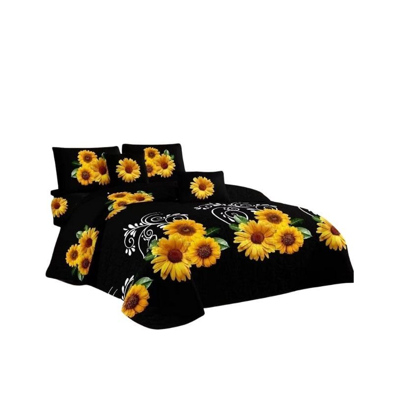 GENERICO - Cubrecama Quilt De Verano 2 Plazas Diseños Estampados Floral