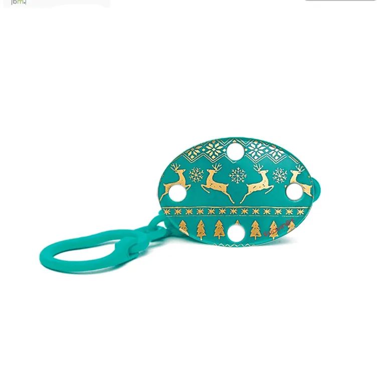 BROCHE PINZA OVALADO NAVIDAD
