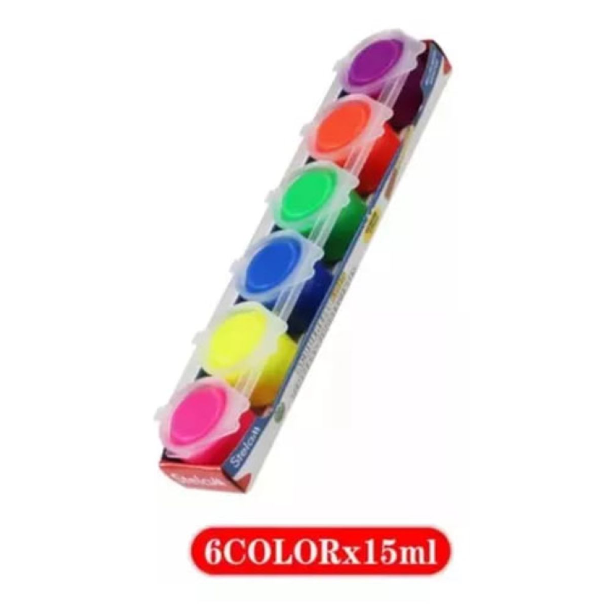 GENERICO - Temperas Fosforescente 6 Colores 15 ml