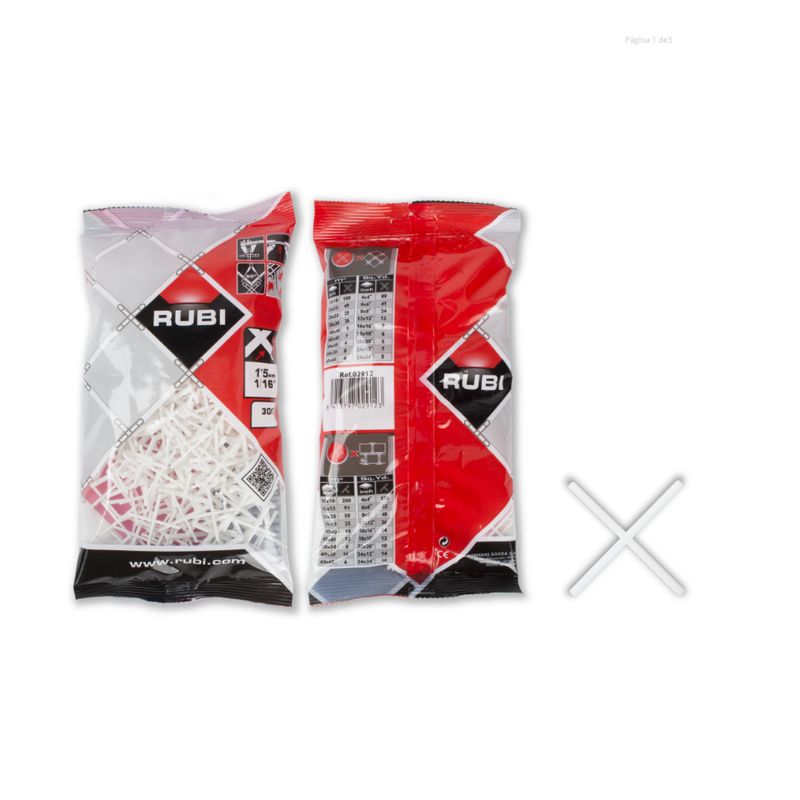 RUBI - Separador Ceramica 1,5mm - Bolsa 300 Unidades