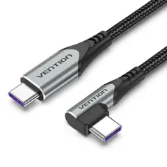 VENTION - Cable USB-C a USB angulado 5A de Aluminio-1M -