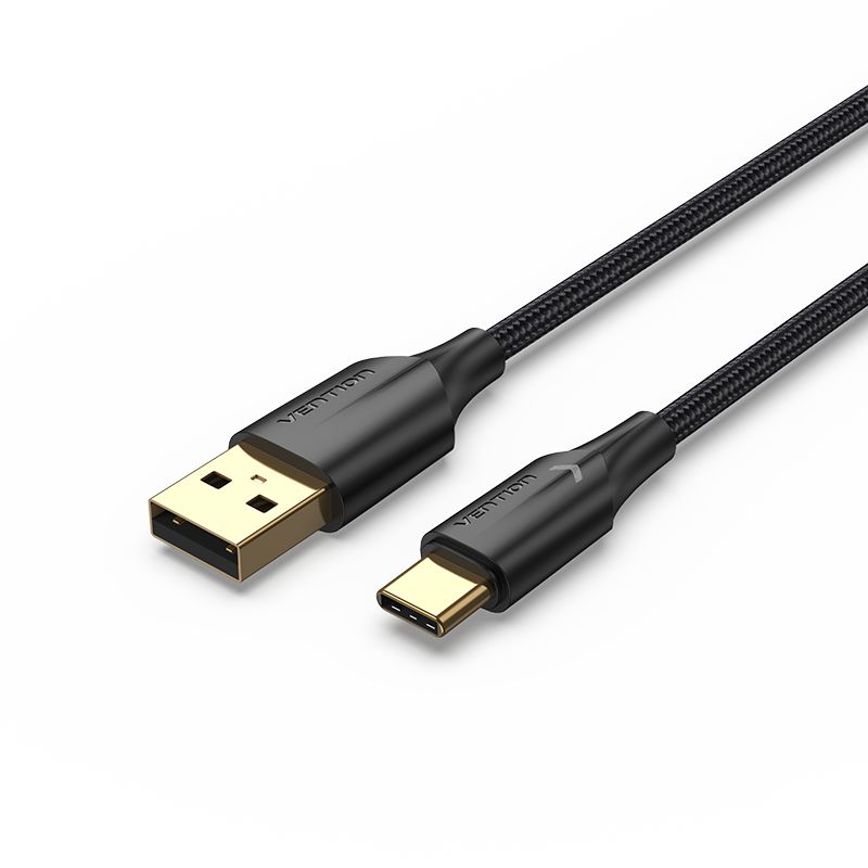 VENTION - Cable USB 20 a USB-C 3A recubierto con Nylon - Vention-2M