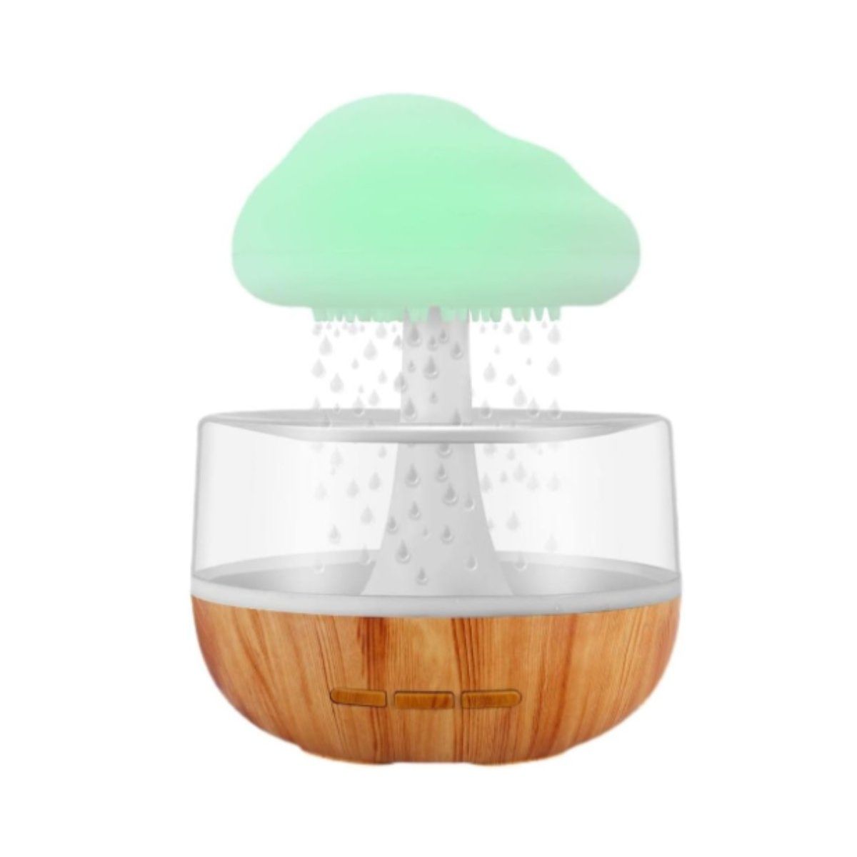 OEM - Lámpara Humidificador 2 En 1 De 7 Colores Sonido De Lluvia