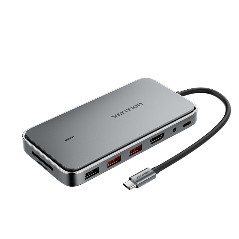 VENTION - Hub de Dock USB-C 2-Ax2USB 20M2 NGFFSDTFPDDC 35mm SSD- Vention