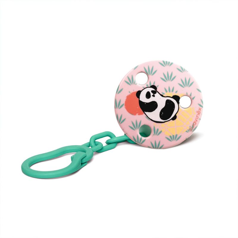 SUAVINEX - BROCHE REDONDO PANDA ROSADO
