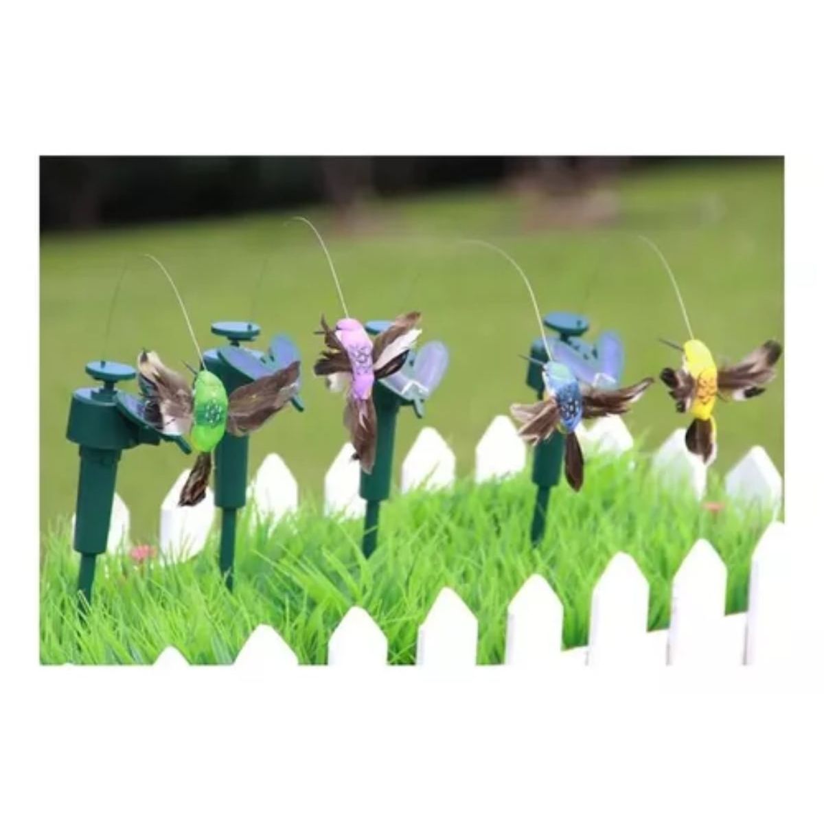 OEM - Set De 03 Colibrí Solar Giratorio Decoración Jardín Flores Plantas