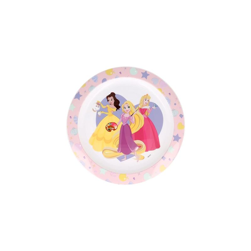 INTEK GAMES - Plato Apto Para Microondas Princesas