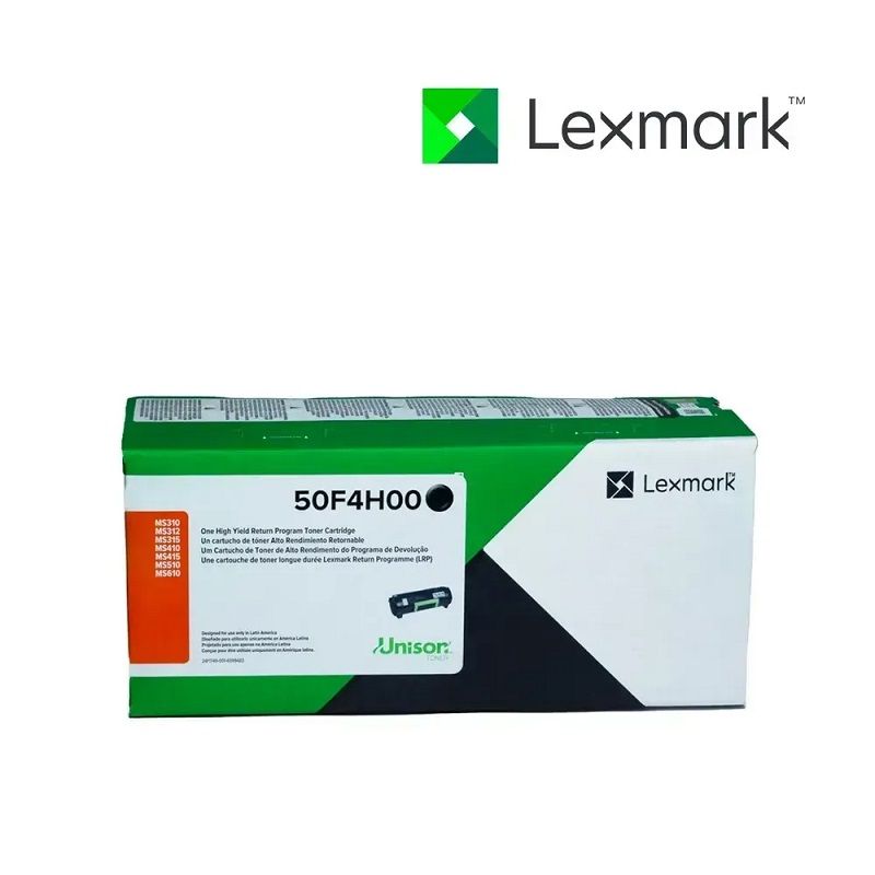 LEXMARK - Cartucho de Tóner Lexmark 504H pág. 5.000 Negro Alto Rendimiento 50F4H00