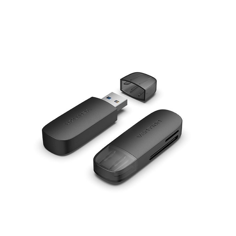 VENTION - 2 en 1 Lector Tarjetas de USB 30 SD+TF - Vention