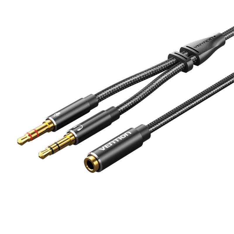 VENTION - Cable de Audio 35mm a dual 35mm cubierta Algodon - Vention