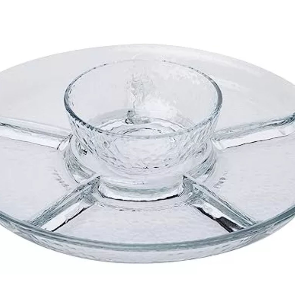 GENERICO - Set De Platos De Vidrio Frost 3 Piezas