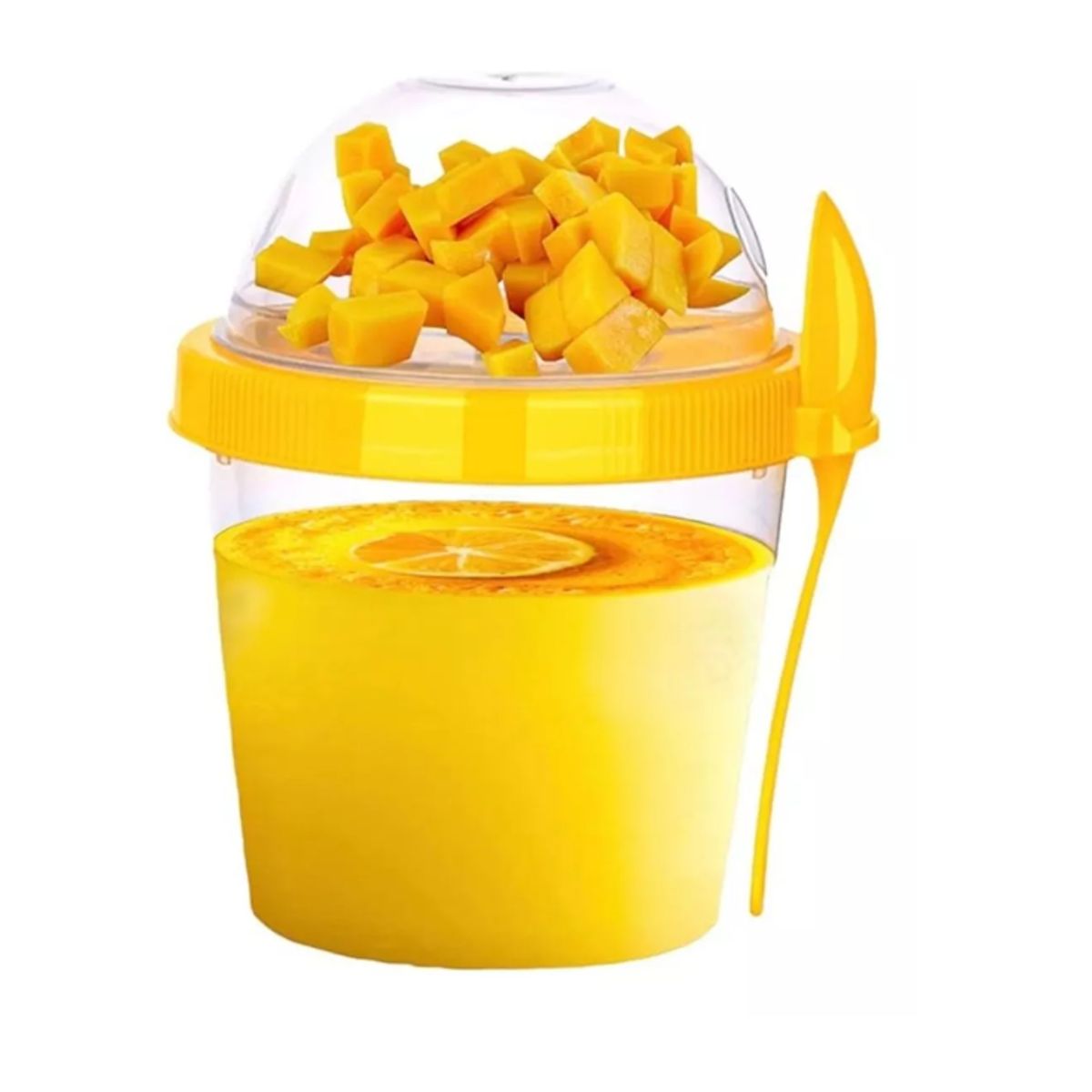 GENERICO - Set 2 Vasos Para Yogurt Frutas O Cereales 500ml Titiz