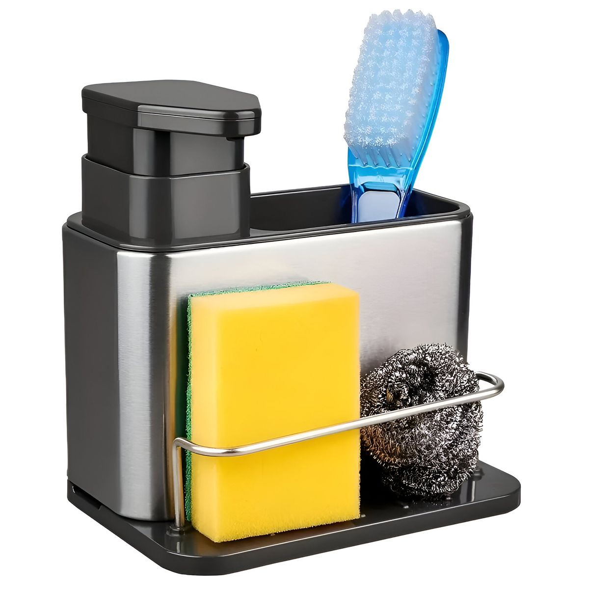 GENERICO - Porta Escurridor Esponja Dispensador De Lavalozas Lavaplatos