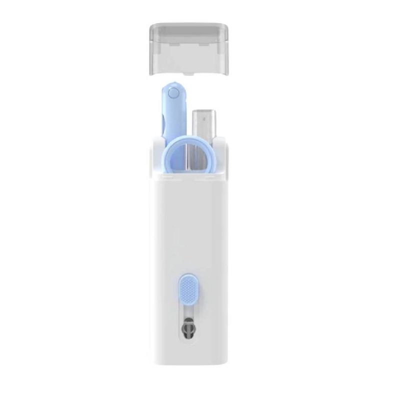 GENERICO - Kit 7 en 1 Cepillo Limpiador para Teclados y Accesorios Azul