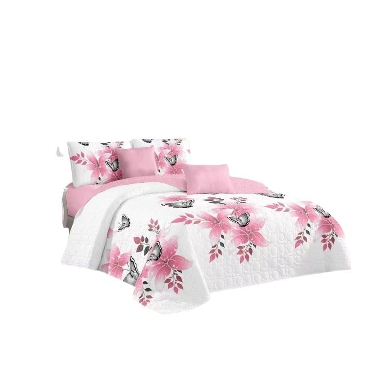 GENERICO - Cubrecama Quilt De Verano Plaza y Media Diseños Estampados