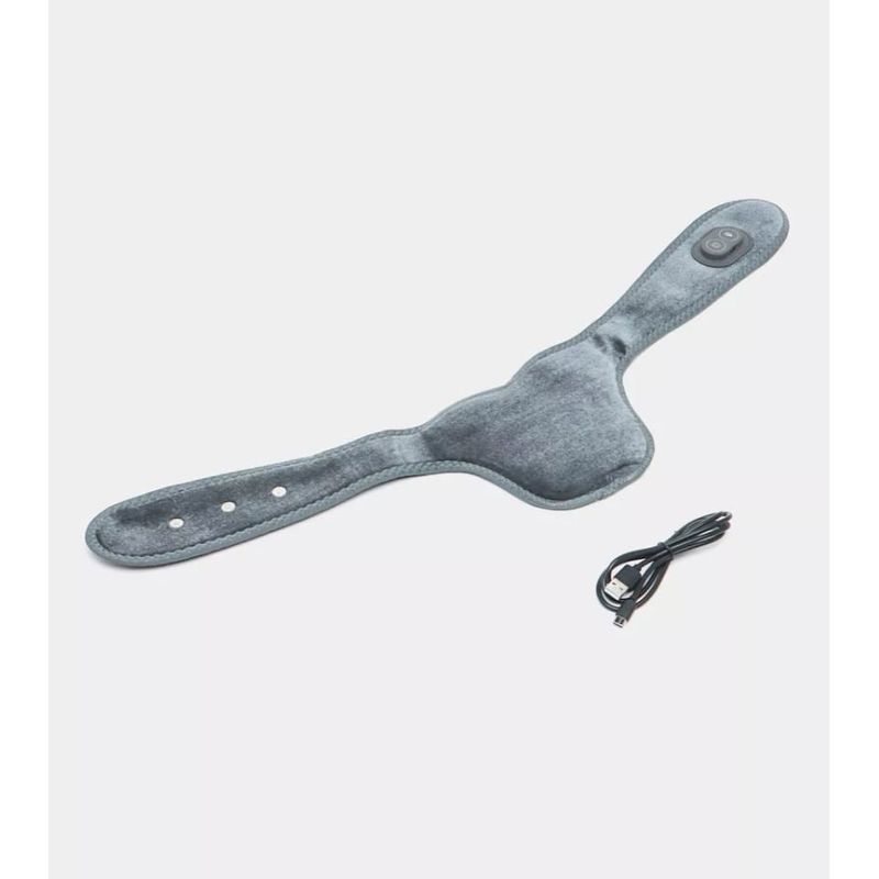 GENERICO - Almohadilla Térmica Vibración Para Cuello Masajeador GRIS Usb