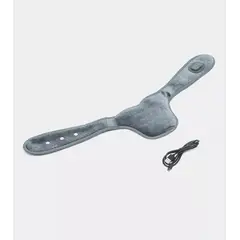 GENERICO - Almohadilla Térmica Vibración Para Cuello Masajeador GRIS Usb