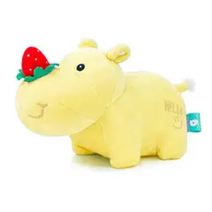 GENERICO - Rinoceronte De Peluche Nariz Frutilla - Colores - Amarillo