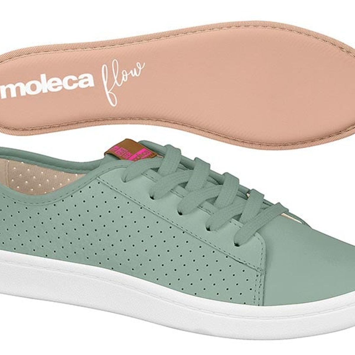 MOLECA - Zapatilla Mujer Verde Moleca