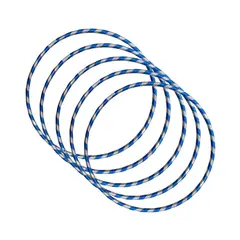 GENERICO - Ula Ula Aro Artístico Pack X 5 Unidades Medidas 75cm
