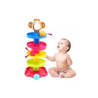 Divertida Torre Tobogán Pelotas Juguete Educativo Mono