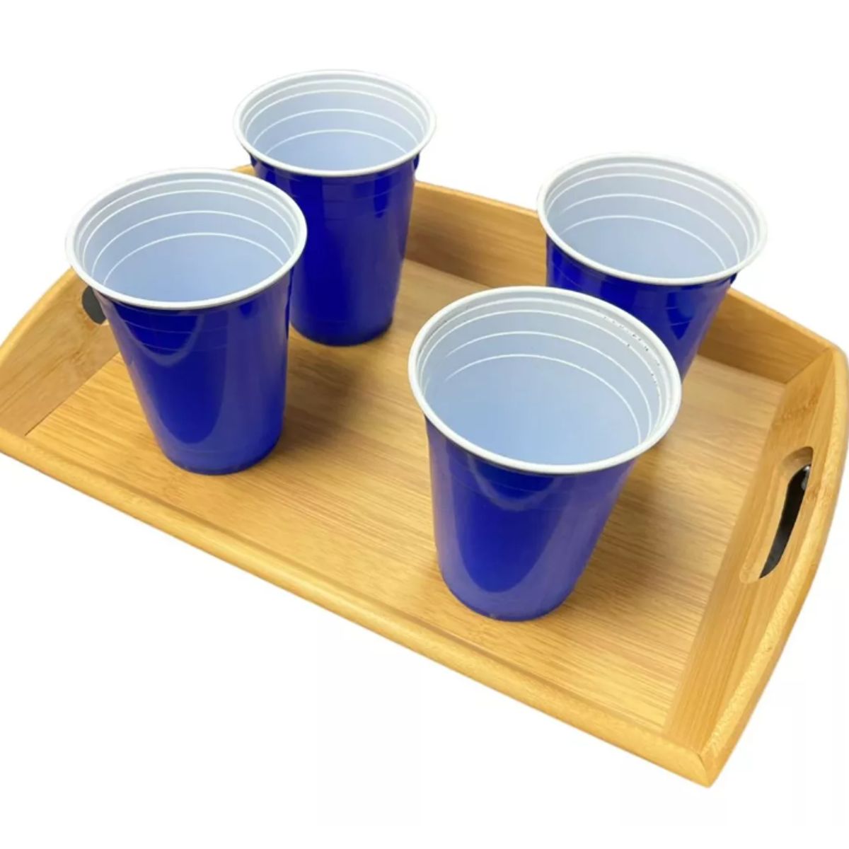 GENERICO - Bandeja Desayuno Bandejas Bambu Bandejas De Madera 33x22cm