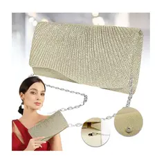 GENERICO - Bolso De Mano De Fiesta De Lentejuelas Mujer Cartera Clutch