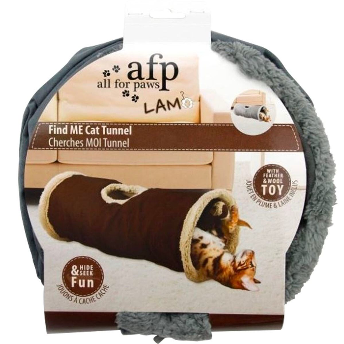 ALLFORPAWS - Juguete Tunel AFP Juguete Find Me Para Gato