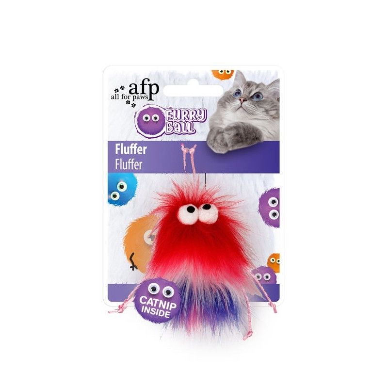 ALLFORPAWS - AFP Peluche Juguete Furry Ball Fluffer Gato