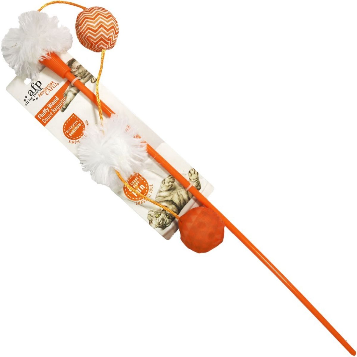 ALLFORPAWS - Varita Juguete AFP Modern Cat Fluffy Wand Gato