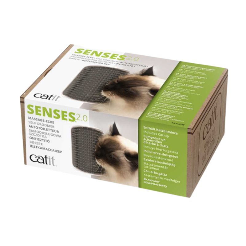 CATIT - Catit Rascador Cepillo Self Groomer Gato con Catnip.
