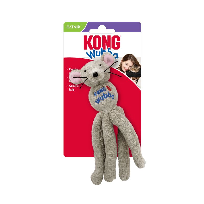 KONG - Kong Juguete Peluche Wubba Cat Mouse